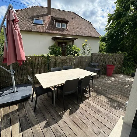 Le Manoir Obernois - 5mn Du Centre - 10 Pers. Ferienhaus *